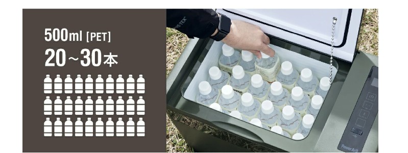 PowerArQ ICEBERG AQ25L �|�[�^�u���①�� 25L ���T�C�g